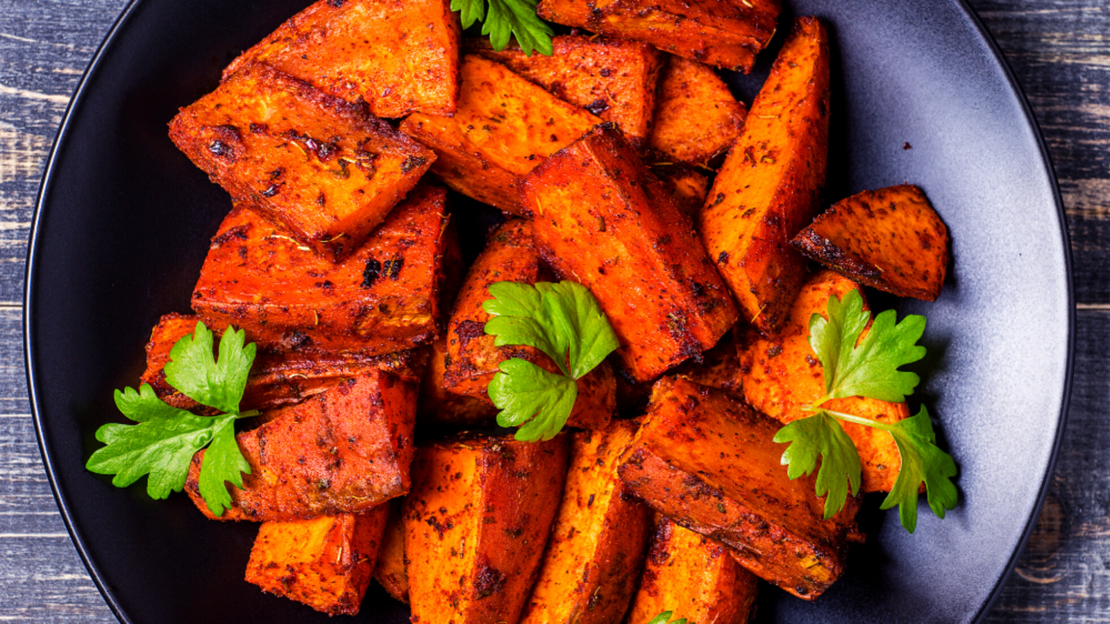 Image of Roasted Berbere Sweet Potatoes