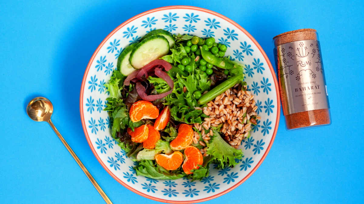 Pomegranate Salad & Baharat Vinaigrette
