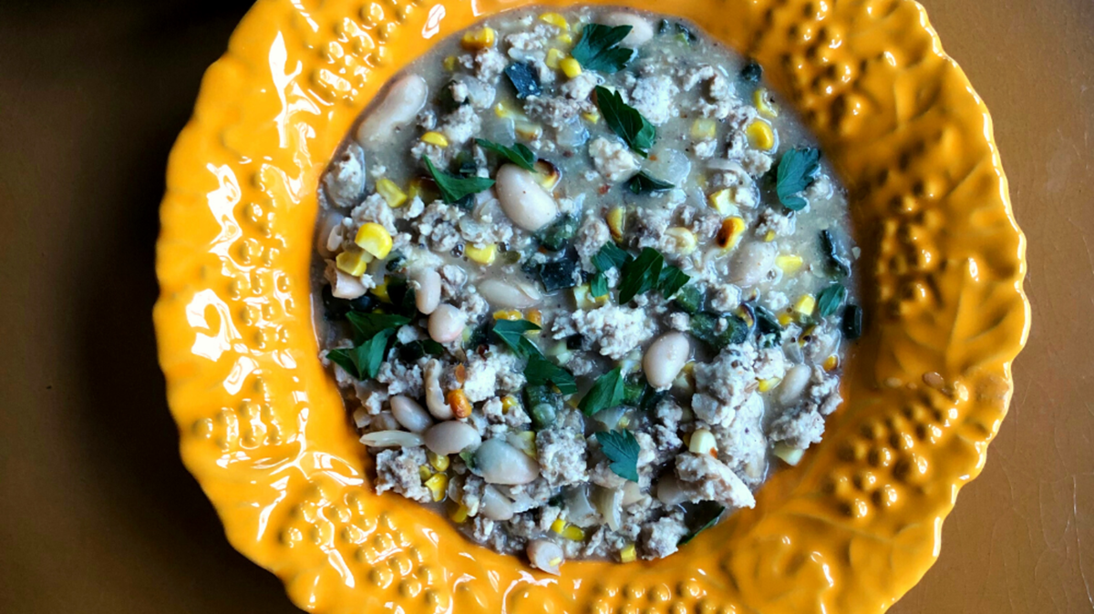 Poblano Chicken Chili
