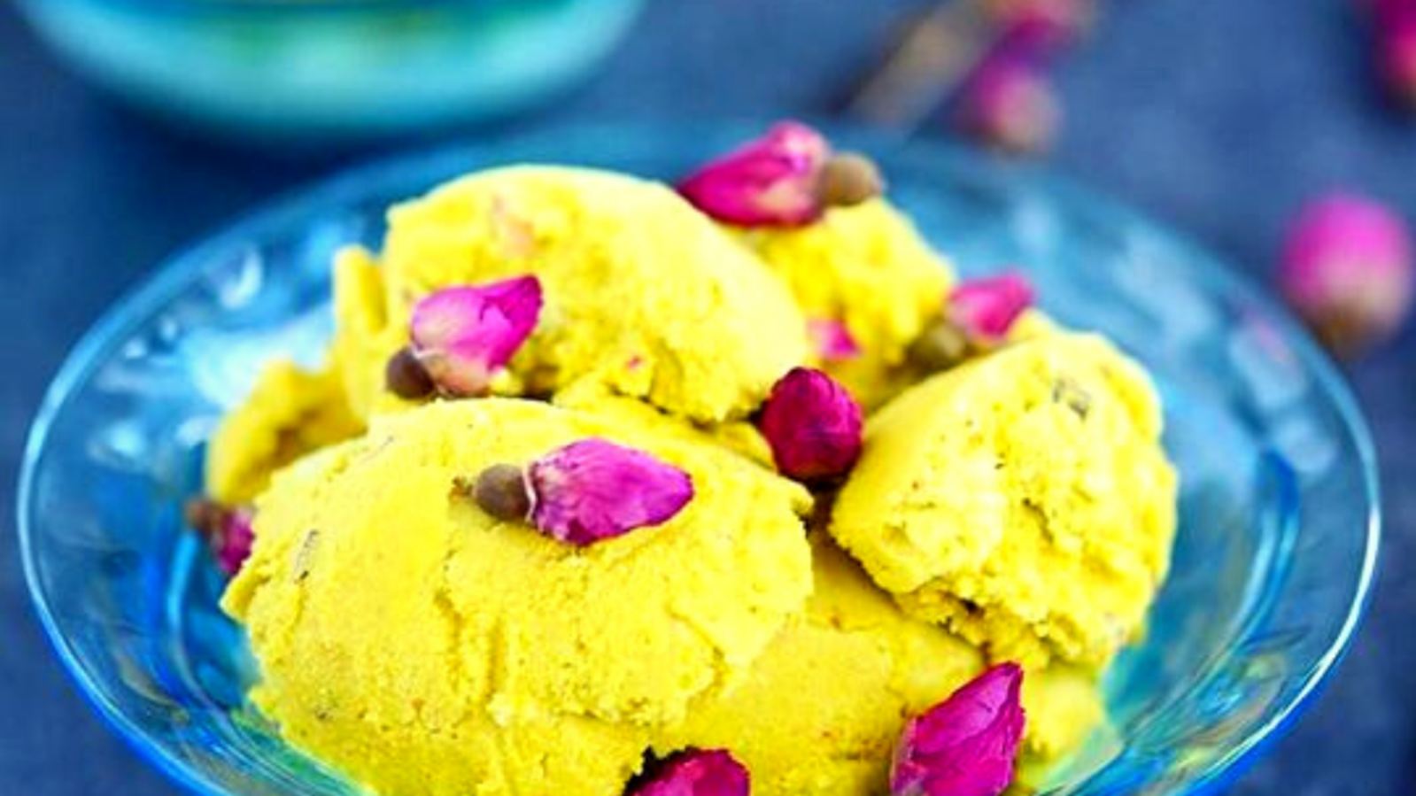Image of Persian Saffron Pistachio Ice Cream