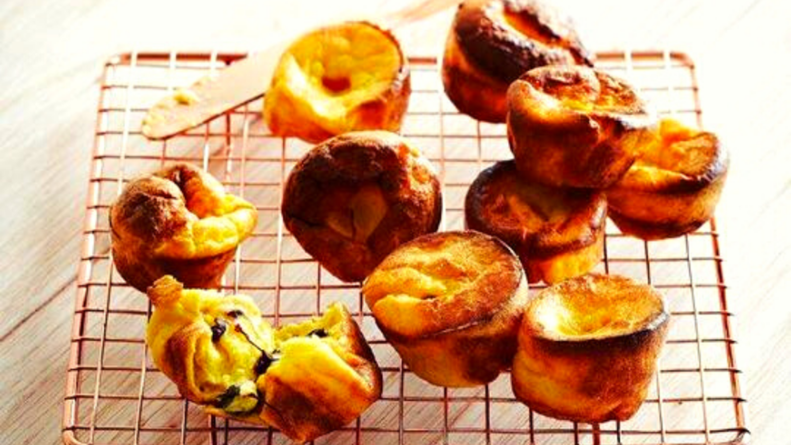 Image of Perfect Saffron Popover Recipe