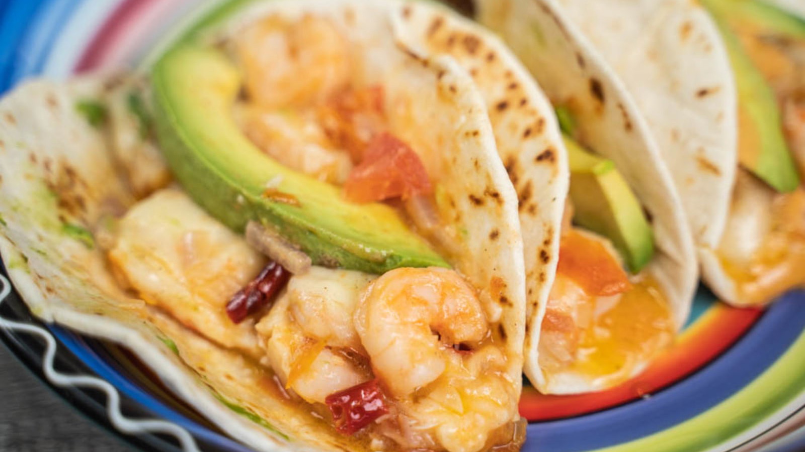 Image of Cheesy Shrimp Tacos