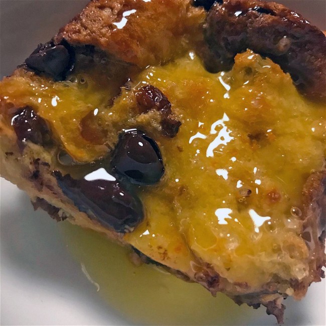 Image of Chocolate & Orange Panettone Bread Pudding