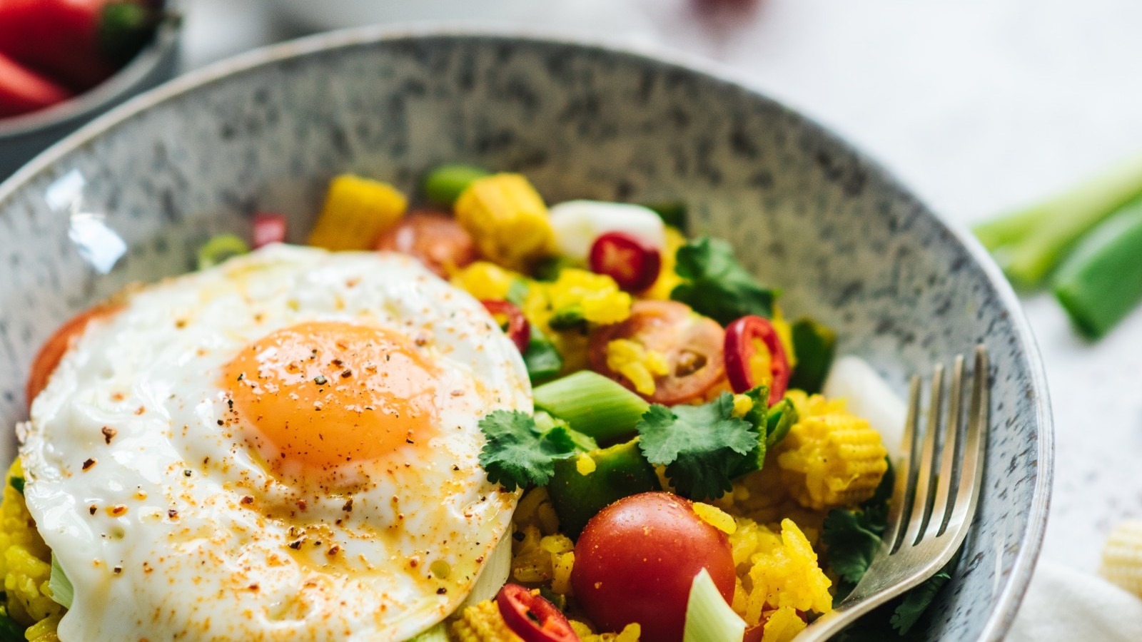 Image of Turmeric Fried Rice And Eggs 