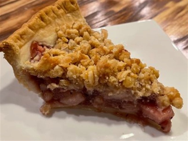 Image of Pear-Cranberry Pie with Ginger-Almond Streusel