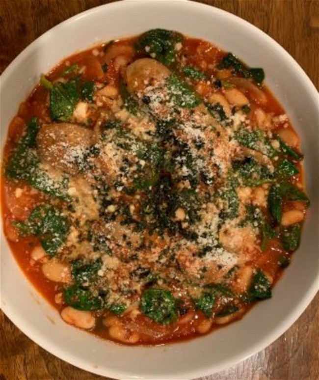 Image of White Bean-Sausage Stew