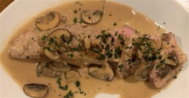 Image of Pork Tenderloin with Creamy Marsala Sauce