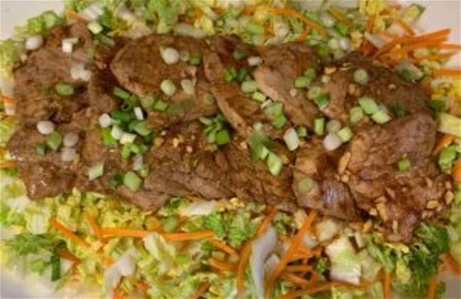 Image of Spicy Korean-Style Pork Medallions with Asian Slaw