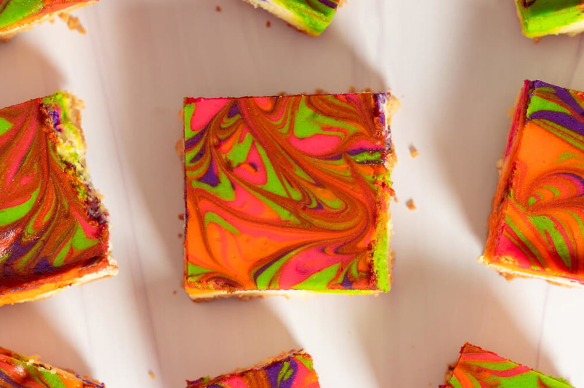 Infused Sugar Cheesecake Bars
