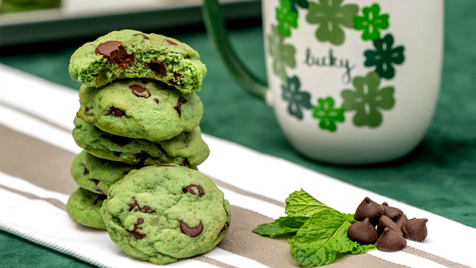 Image of Mint Chocolate Chip Cookies