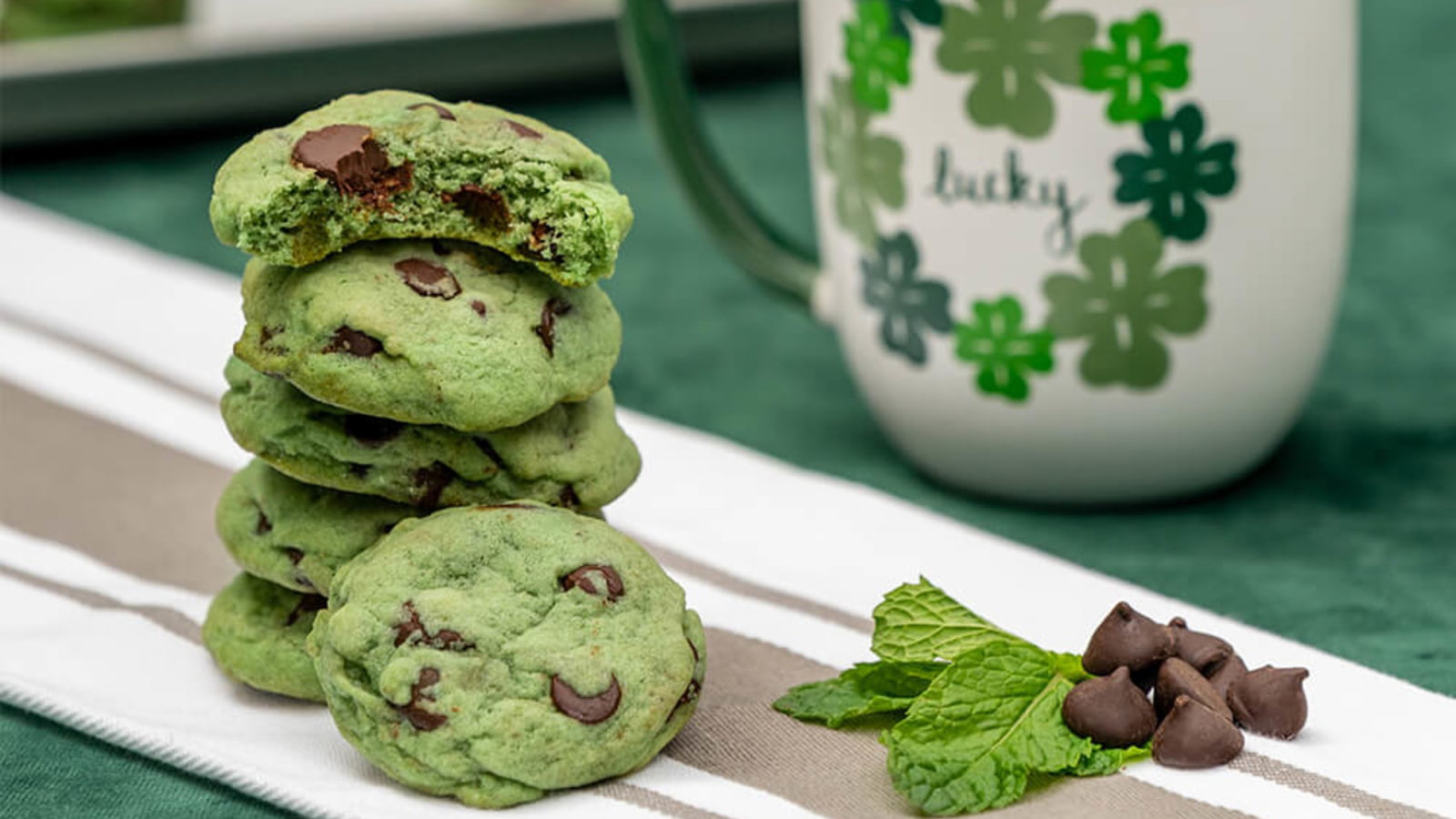 Image of Mint Chocolate Chip Cookies
