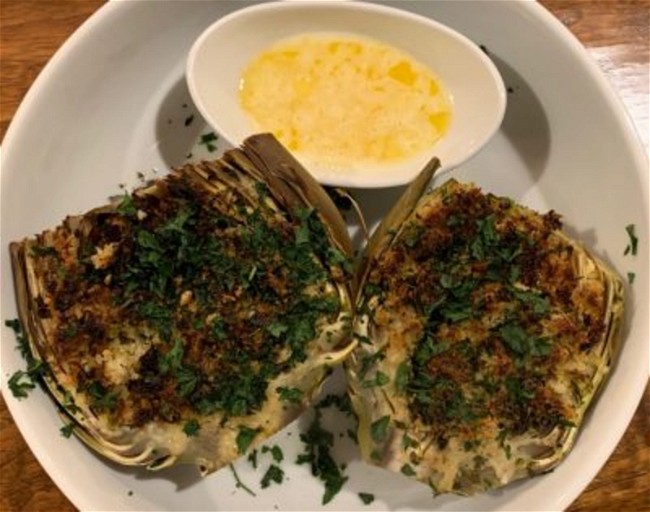 Image of The Most Delicious Stuffed Artichokes