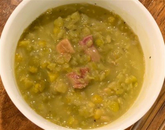Image of The Best Split Pea Soup Recipe with Ham
