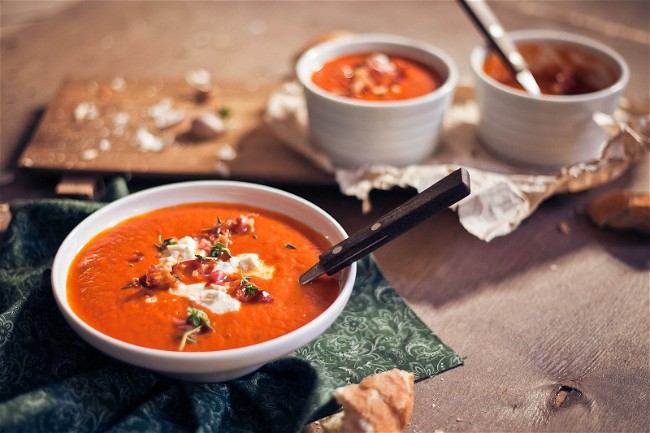 Image of Tomato Bisque with Hickory Smoked Bacon