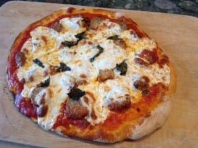 Image of Marina’s Meatball Parmigiana Pizza