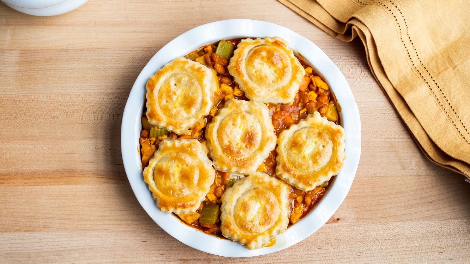 Image of Buffalo Bean Chicken Pot Pie