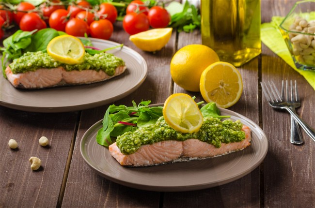 Image of Keto Pesto Salmon