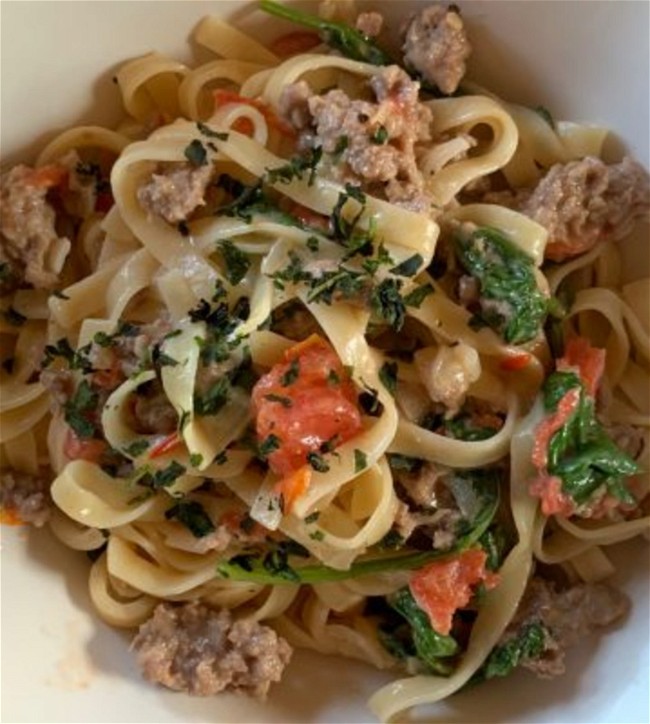 Image of Creamy Tuscan Sausage Pasta