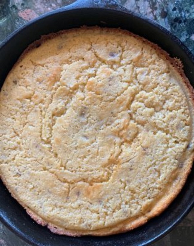 Image of Maple Sausage Skillet Cornbread