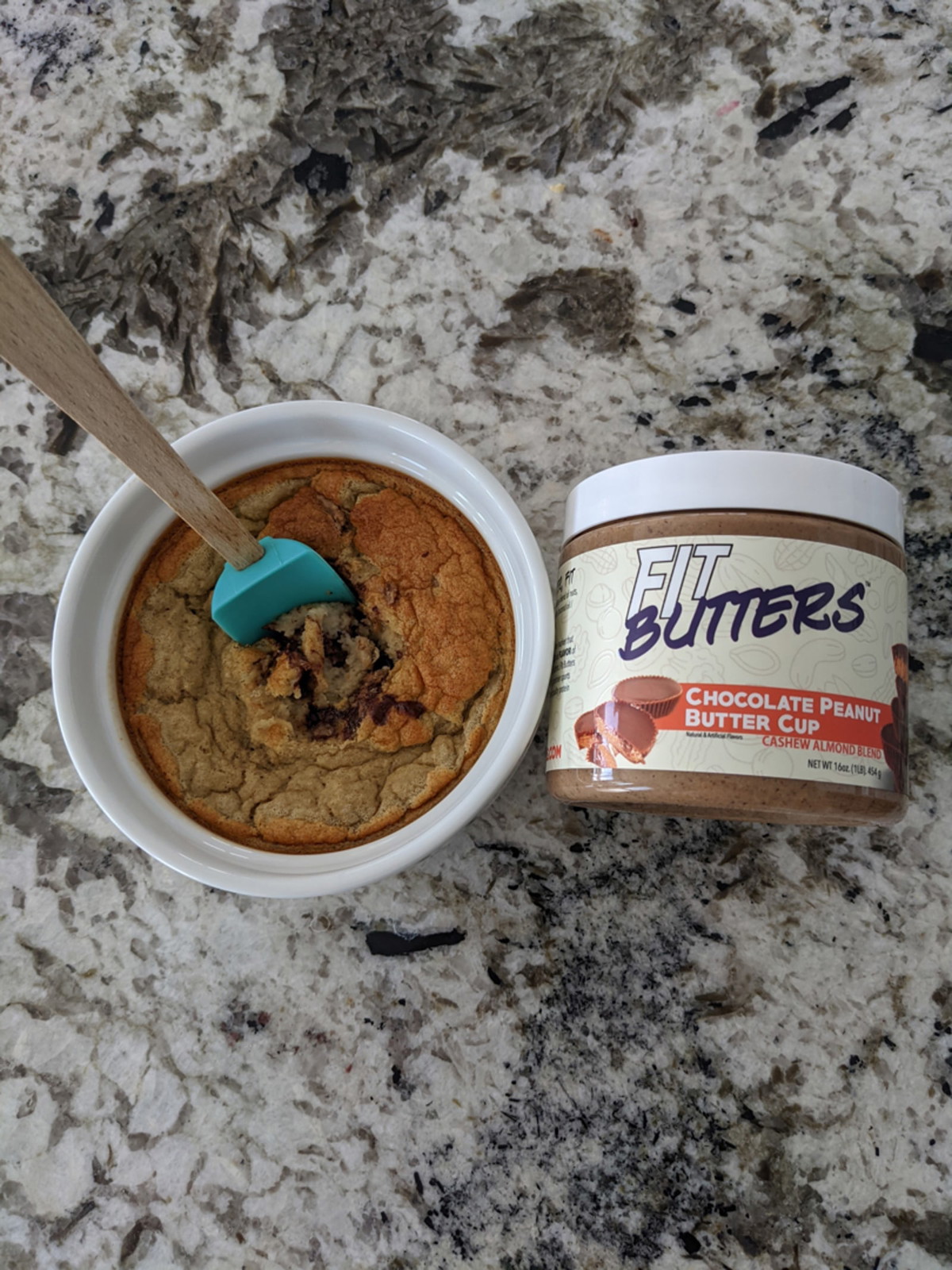 FIt Butters Chocolate Peanut Butter Cup Baked Oats