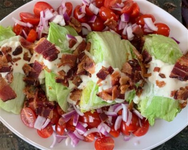 Image of Classic Wedge Salad with Hickory Smoked Bacon
