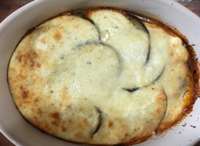 Image of Eggplant Gratin with Herbs & Crème Fraiche