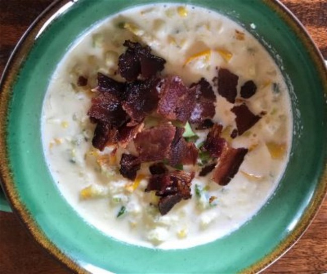 Image of Summer Squash and Corn Chowder