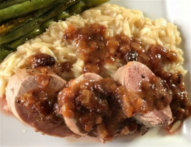 Image of Pork Tenderloin with Whisky-Marmalade Sauce