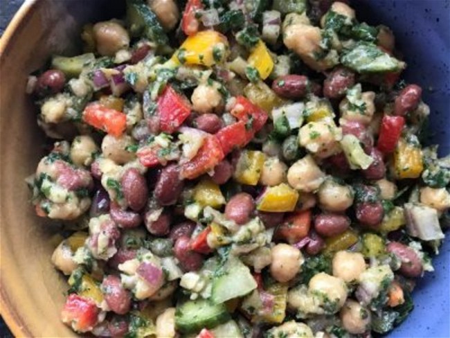 Image of Mediterranean Three Bean Salad