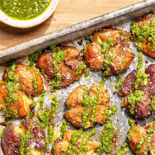 Image of Baharat Smashed Potatoes