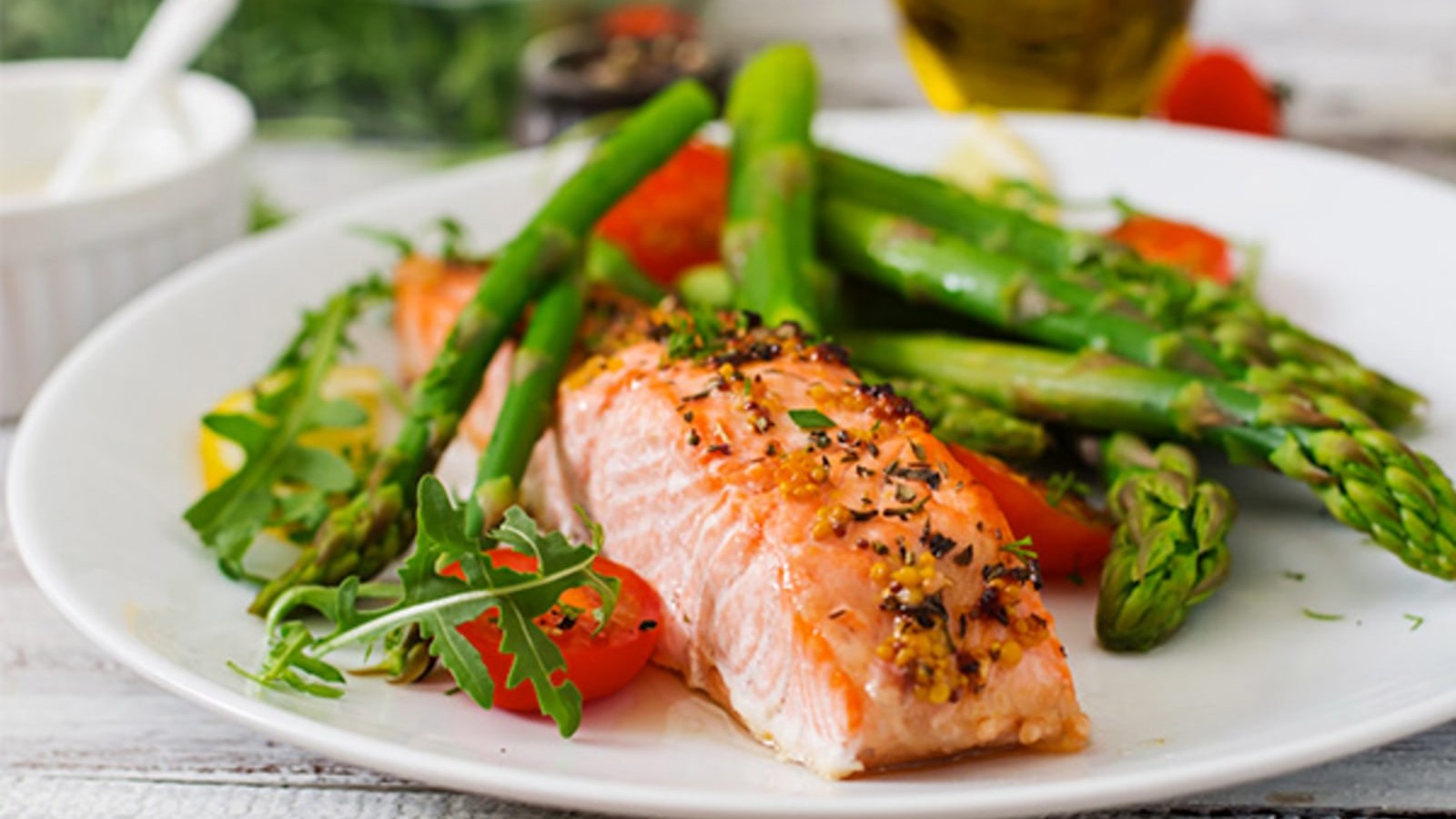 Image of Oven Baked Roasted Garlic Salmon