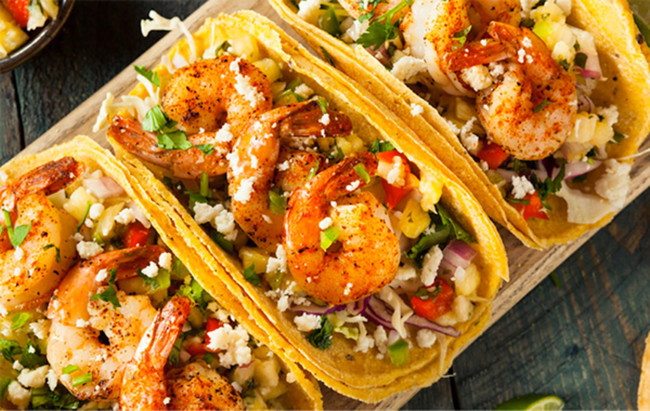 Grilled Voodoo Cajun Shrimp Tacos