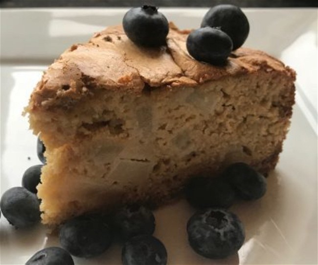 Image of Crackly Almond Pear Cake