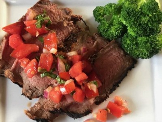 Image of Marina’s Bloody Mary Flank Steak