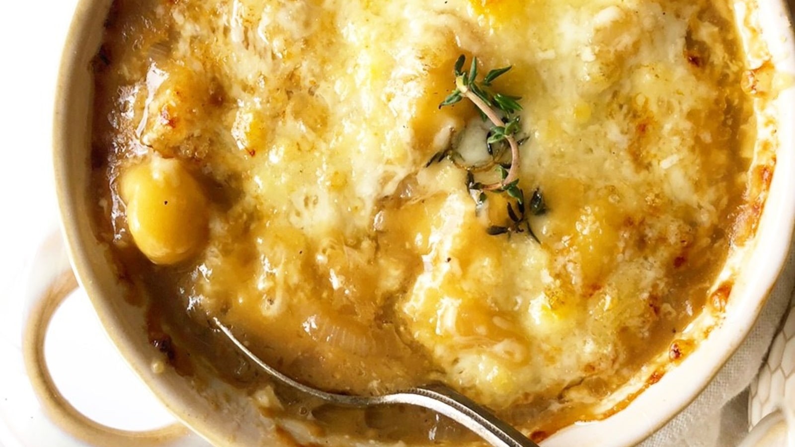 Image of French Onion Gnocchi Soup