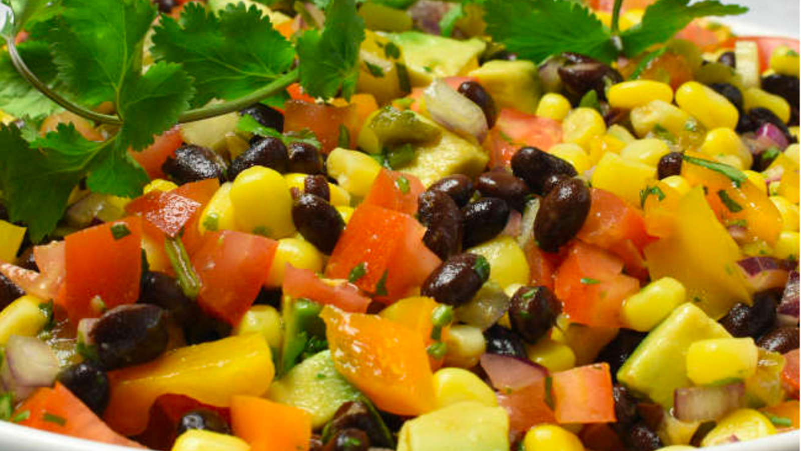 Image of Black Bean & Capsicum Salad