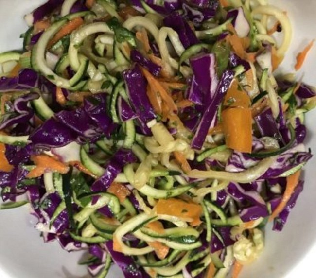 Image of Asian Zucchini Noodle Salad