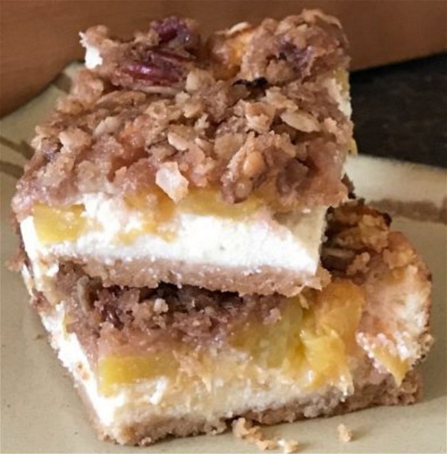 Image of Peach Cheesecake Bars