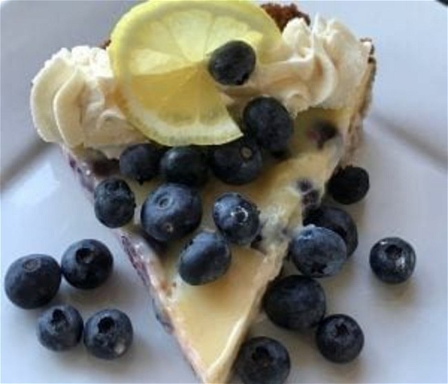 Image of Creamy Lemon and Blueberry Pie