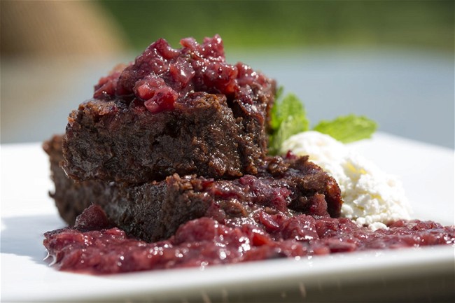 Image of Cranberry Chutney Brownies