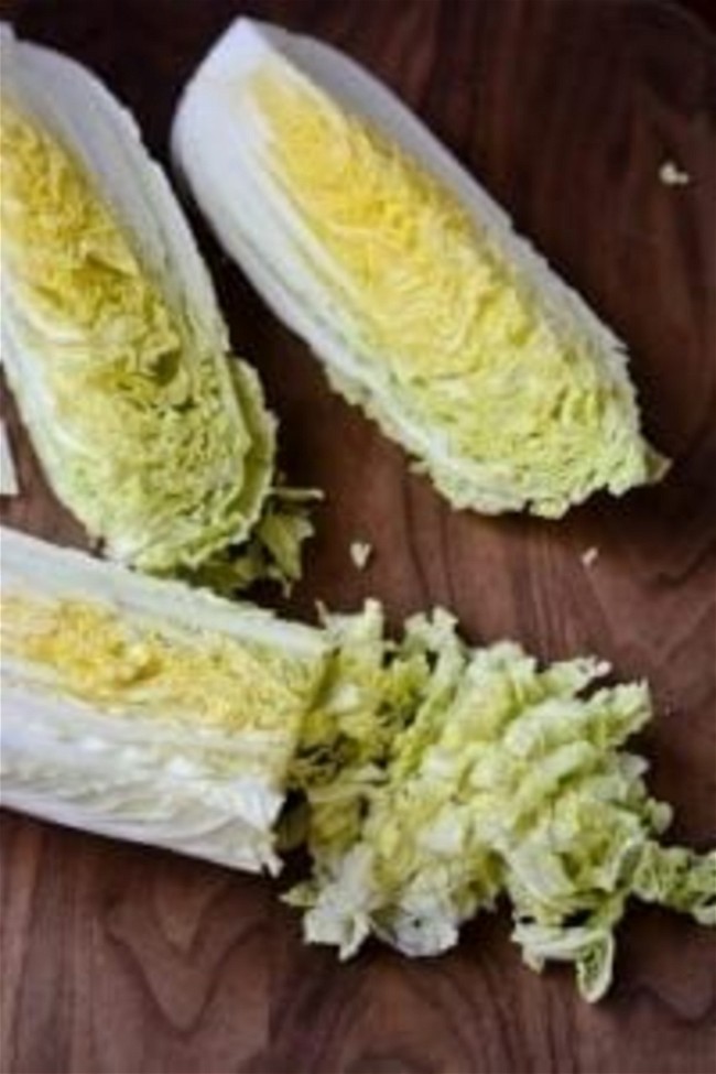 Image of Crunchy Cabbage Salad & Spicy Peanut Dressing