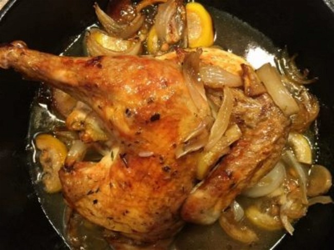 Image of Skillet-Roasted Lemon Chicken