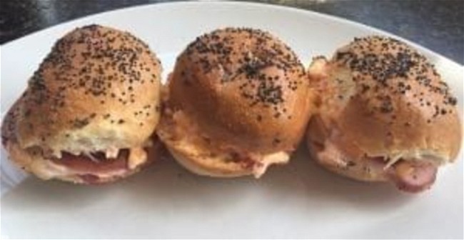 Image of Ham Sliders with Pimento Cheese Spread