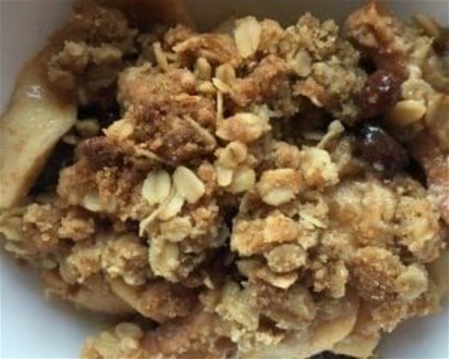 Image of Apple Crisp with Raisins