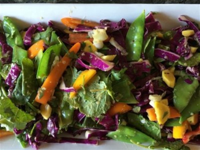Image of Chopped Thai Salad with Sesame Garlic Dressing