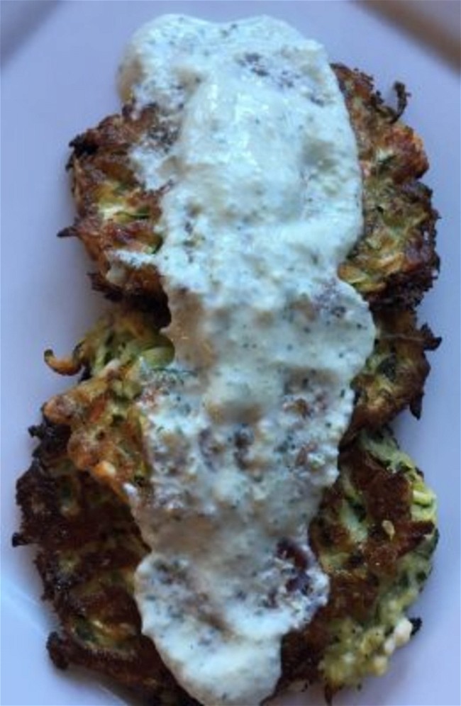 Image of Zucchini Feta Fritters