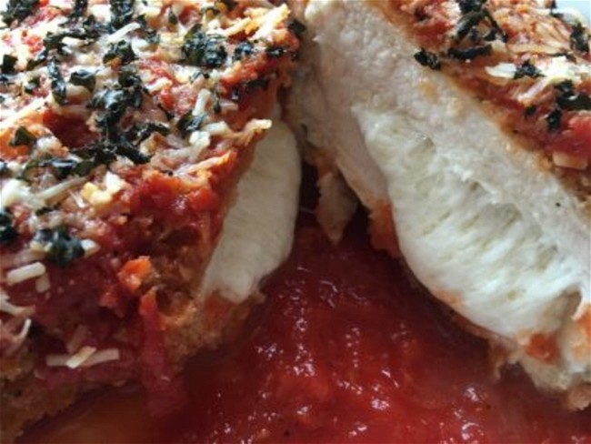 Image of Stuffed Chicken Parmesan