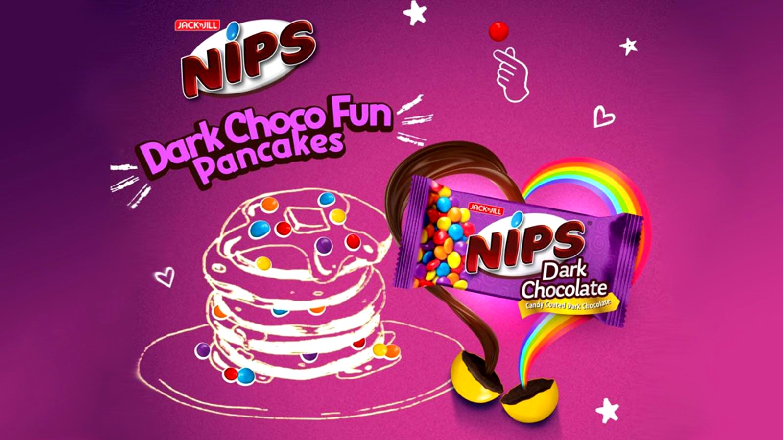 Image of Nips Dark Choco Fun Pancakes