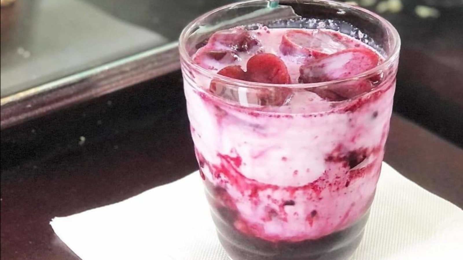 Image of Haskap Berry Heart Latte
