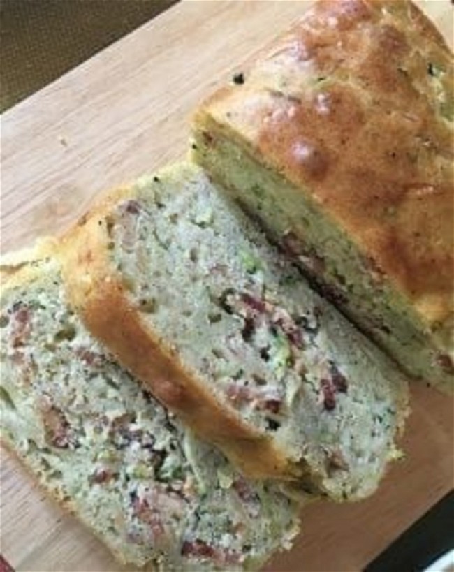 Image of Bacon Cheddar Zucchini Bread